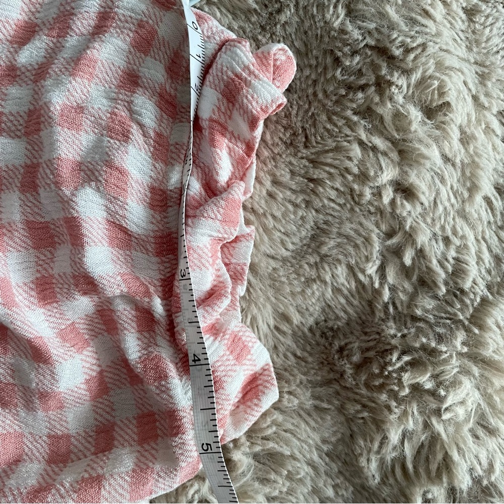 Gingham Blouse Crop Top - Picture 7 of 9